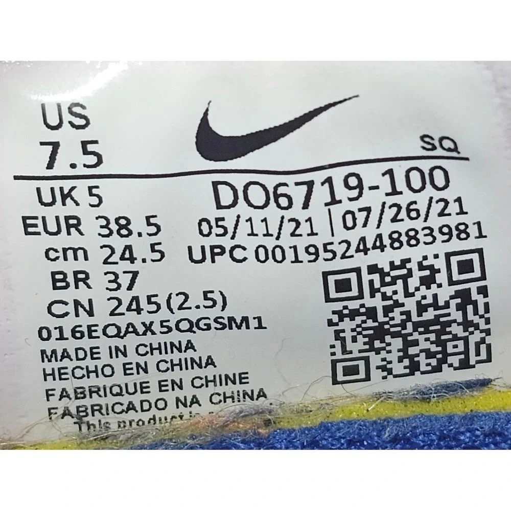 Nike Air Force 1 Pixel SE‎ Patchwork Multiclr DO6719-100 Wm7.5 Pastel Suede Lthr